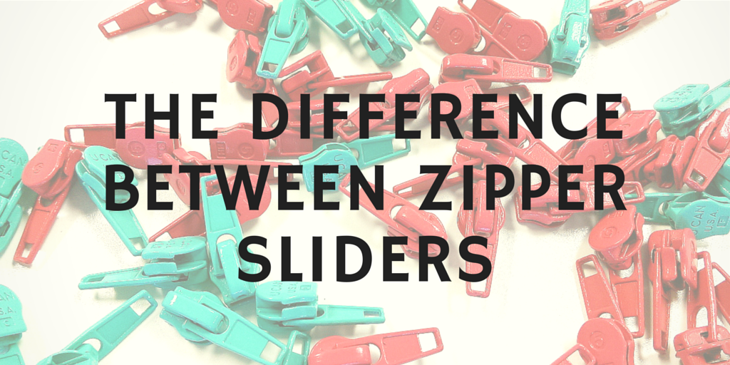 The Difference Between Zipper Sliders